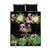 The Bahamas Flamingo Quilt Bed Set Bahamian Tropical Flowers - Wonder Print Shop