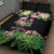 The Bahamas Flamingo Quilt Bed Set Bahamian Tropical Flowers - Wonder Print Shop