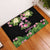 The Bahamas Flamingo Rubber Doormat Bahamian Tropical Flowers - Wonder Print Shop