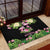 The Bahamas Flamingo Rubber Doormat Bahamian Tropical Flowers - Wonder Print Shop