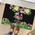 The Bahamas Flamingo Rubber Doormat Bahamian Tropical Flowers - Wonder Print Shop