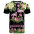 The Bahamas Flamingo T Shirt Bahamian Tropical Flowers - Wonder Print Shop