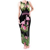 The Bahamas Flamingo Tank Maxi Dress Bahamian Tropical Flowers - Wonder Print Shop