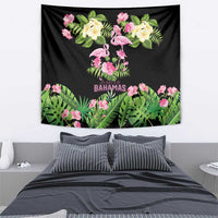 The Bahamas Flamingo Tapestry Bahamian Tropical Flowers - Wonder Print Shop