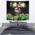 The Bahamas Flamingo Tapestry Bahamian Tropical Flowers - Wonder Print Shop