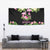 The Bahamas Flamingo Tapestry Bahamian Tropical Flowers - Wonder Print Shop