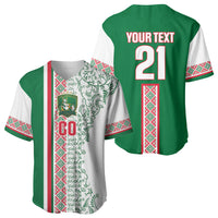 Algeria Tasqa n Umadal Custom Baseball Jersey Amazigh Desert Pattern Edition
