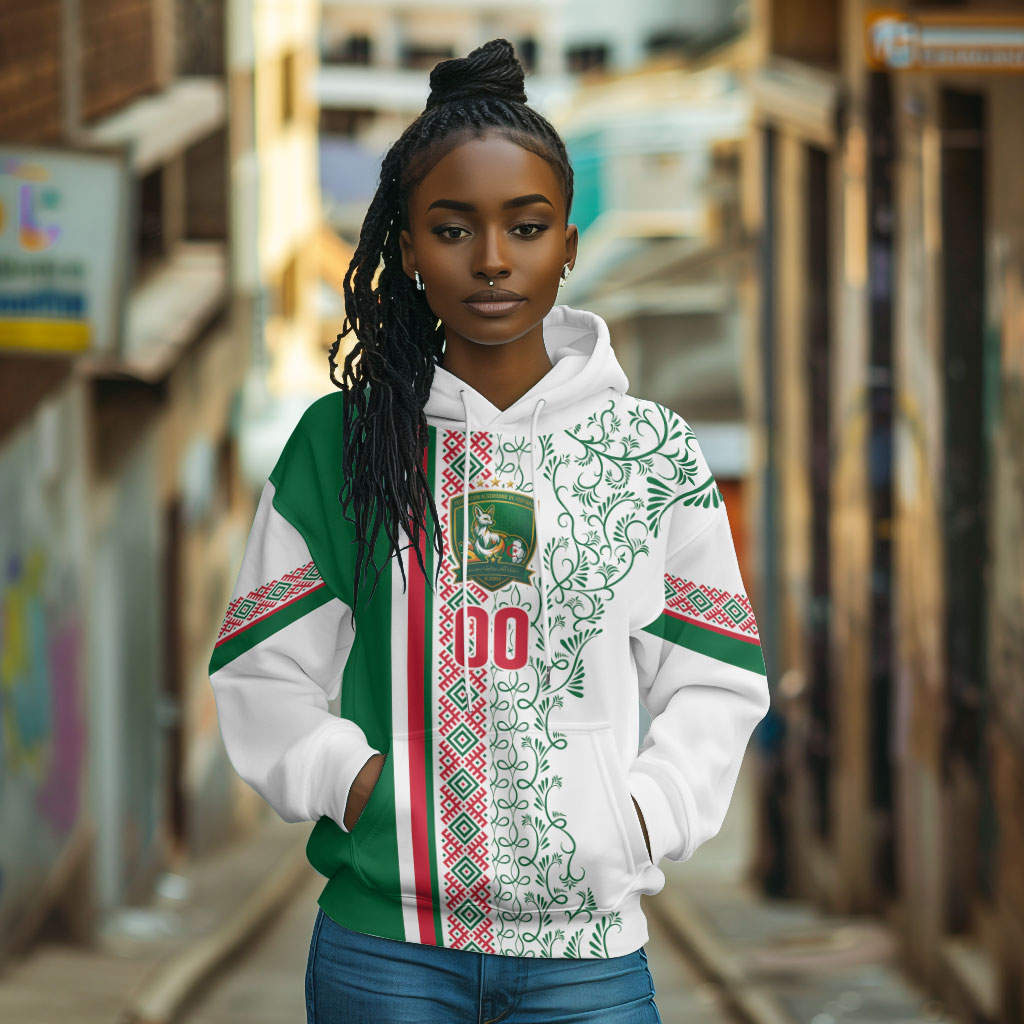Algeria Tasqa n Umadal Custom Hoodie Amazigh Desert Pattern Edition
