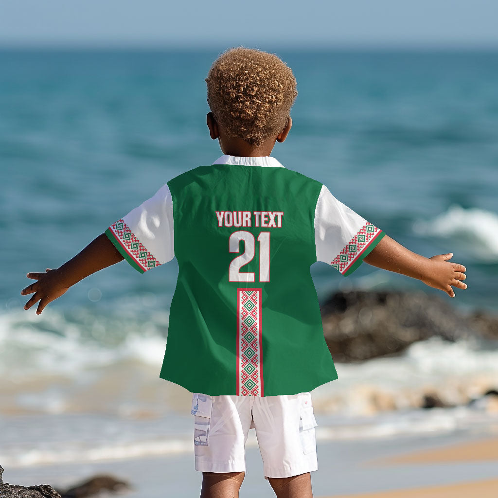 Algeria Tasqa n Umadal Custom Kid Hawaiian Shirt Amazigh Desert Pattern Edition