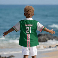 Algeria Tasqa n Umadal Custom Kid Hawaiian Shirt Amazigh Desert Pattern Edition LT9
