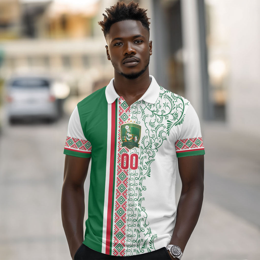 Algeria Tasqa n Umadal Custom Polo Shirt Amazigh Desert Pattern Edition
