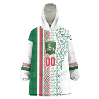 Algeria Tasqa n Umadal Custom Wearable Blanket Hoodie Amazigh Desert Pattern Edition