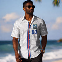 Cabo Verde Kopa di Mundu Custom Hawaiian Shirt Atlantic Waves White Edition LT9