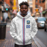 Cabo Verde Kopa di Mundu Custom Hoodie Atlantic Waves White Edition
