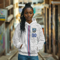 Cabo Verde Kopa di Mundu Custom Hoodie Atlantic Waves White Edition