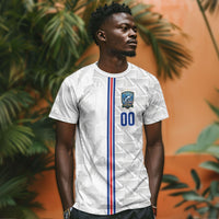 Cabo Verde Kopa di Mundu Custom T shirt Atlantic Waves White Edition