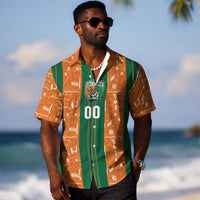Cote d'Ivoire N'glo Wa Klo Custom Hawaiian Shirt Baoule Textile Edition LT9
