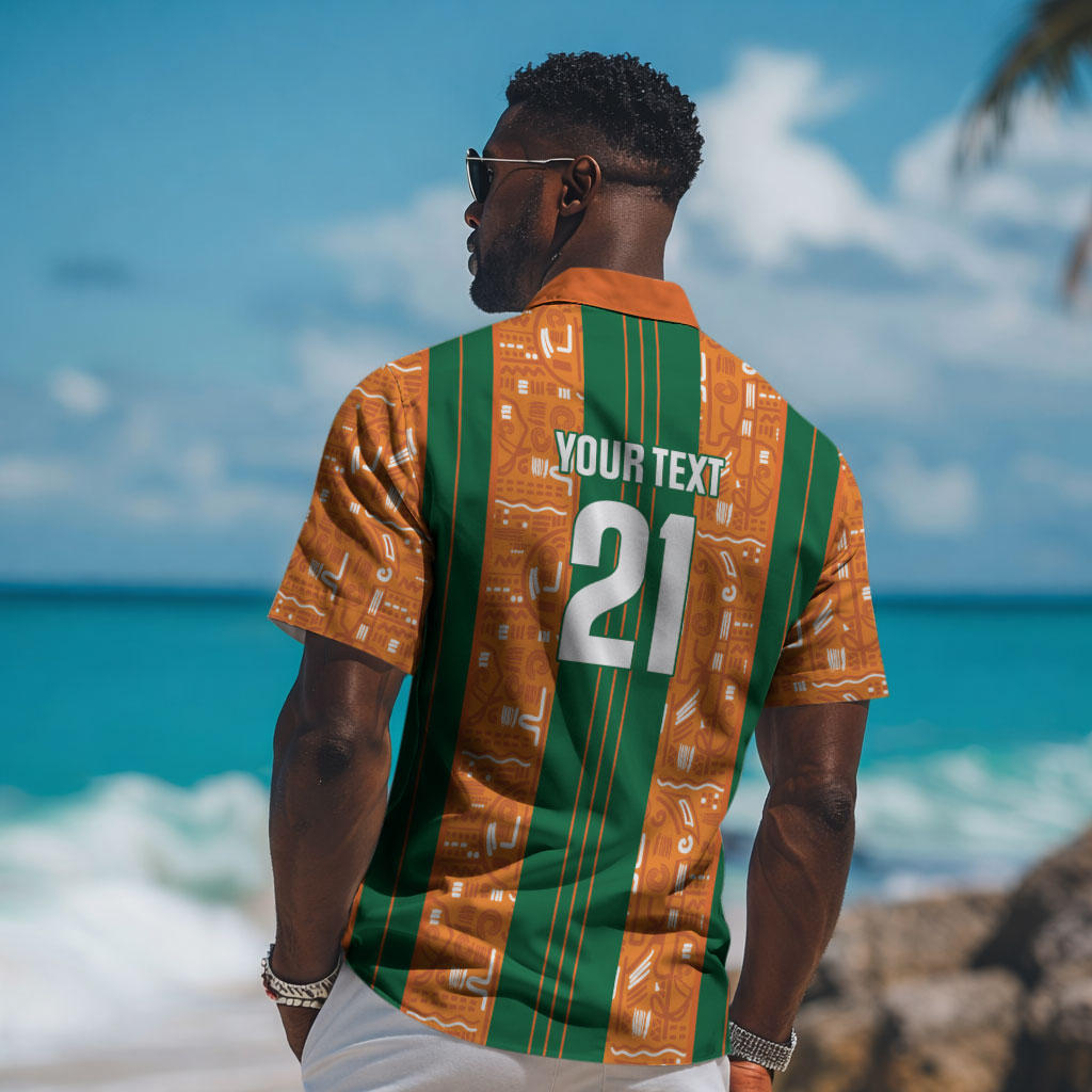 Cote d'Ivoire N'glo Wa Klo Custom Hawaiian Shirt Baoule Textile Edition LT9