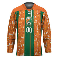 Cote d'Ivoire N'glo Wa Klo Custom Hockey Jersey Baoule Textile Edition