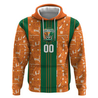 Cote d'Ivoire N'glo Wa Klo Custom Hoodie Baoule Textile Edition