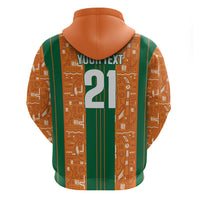 Cote d'Ivoire N'glo Wa Klo Custom Hoodie Baoule Textile Edition