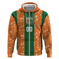 Cote d'Ivoire N'glo Wa Klo Custom Hoodie Baoule Textile Edition