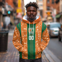 Cote d'Ivoire N'glo Wa Klo Custom Hoodie Baoule Textile Edition