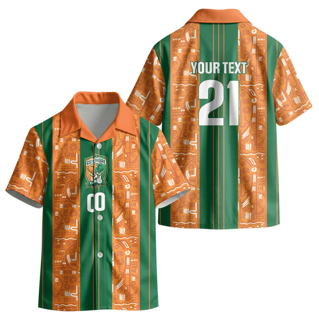 Cote d'Ivoire N'glo Wa Klo Custom Kid Hawaiian Shirt Baoule Textile Edition LT9