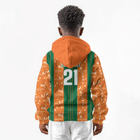 Cote d'Ivoire N'glo Wa Klo Custom Kid Hoodie Baoule Textile Edition