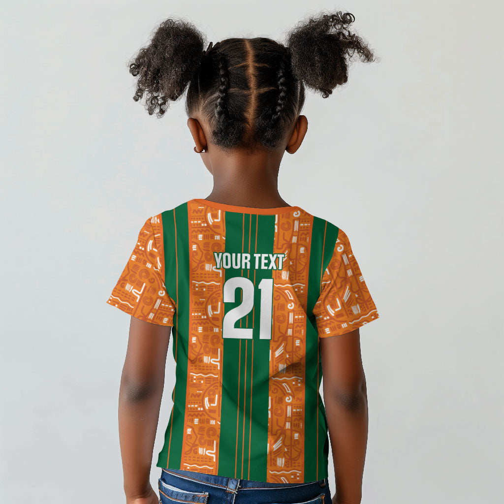 Cote d'Ivoire N'glo Wa Klo Custom Kid T shirt Baoule Textile Edition