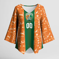Cote d'Ivoire N'glo Wa Klo Custom Kimono Sleeve Blouse Baoule Textile Edition