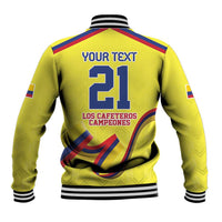 Colombia Champion Football Custom Baseball Jacket Proud To Be Los Cafeteros LT9 - Wonder Print Shop