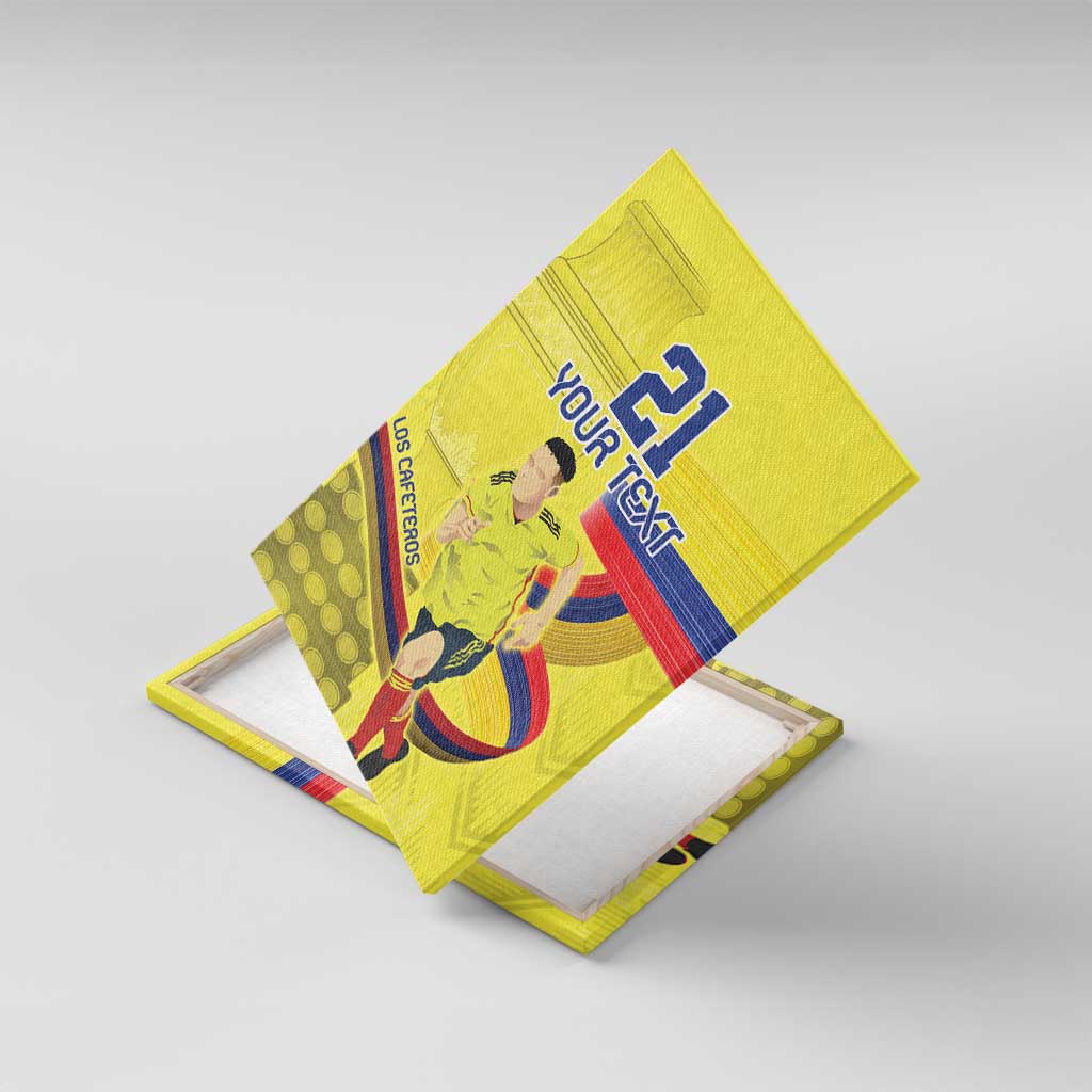 Colombia Champion Football Custom Canvas Wall Art Proud To Be Los Cafeteros LT9 - Wonder Print Shop