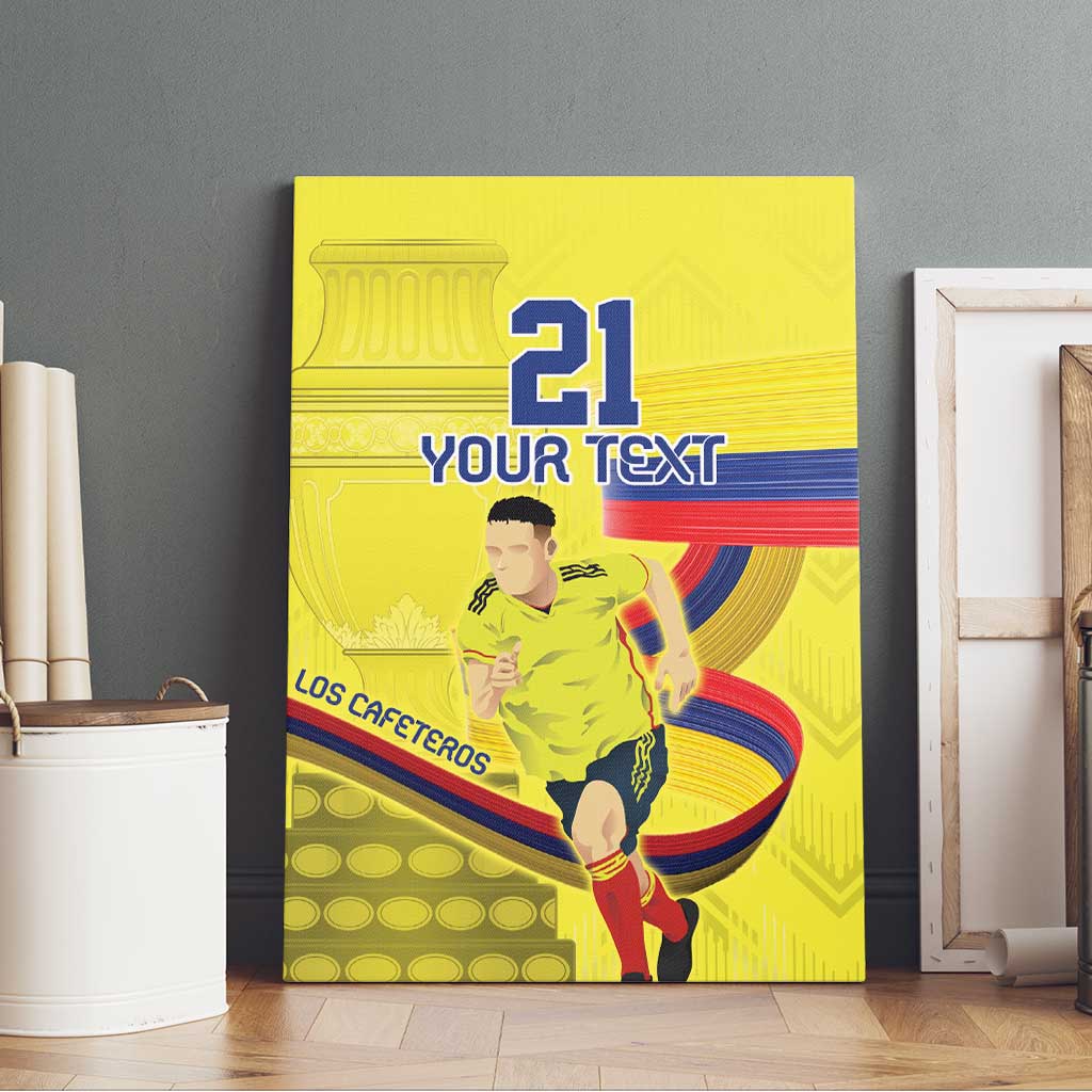 Colombia Champion Football Custom Canvas Wall Art Proud To Be Los Cafeteros LT9 - Wonder Print Shop