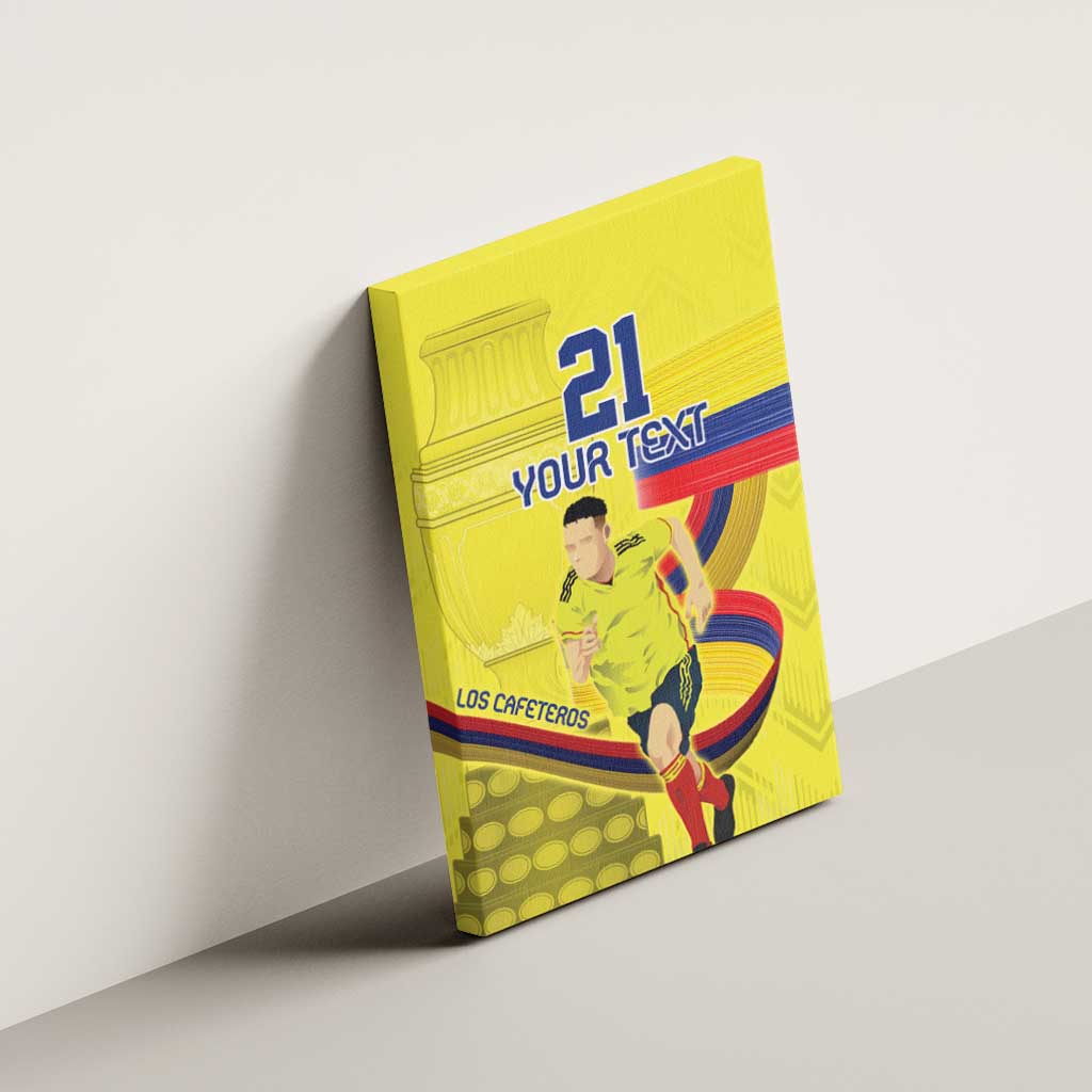 Colombia Champion Football Custom Canvas Wall Art Proud To Be Los Cafeteros LT9 - Wonder Print Shop