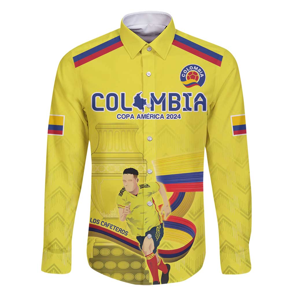 Colombia Champion Football Custom Family Matching Summer Maxi Dress and Hawaiian Shirt Proud To Be Los Cafeteros - Wonder Print Shop