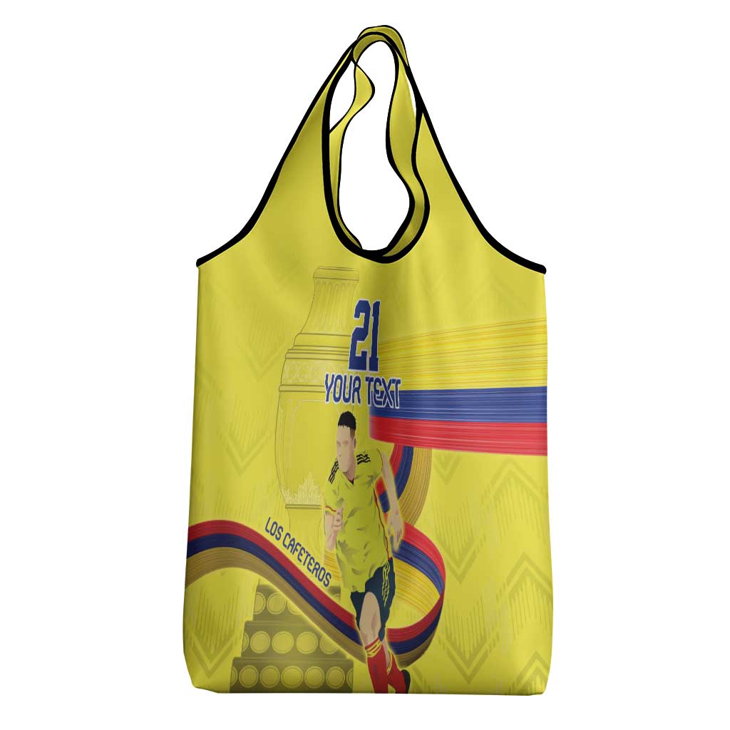 Colombia Champion Football Custom Grocery Bag Proud To Be Los Cafeteros