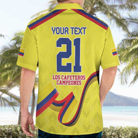 Colombia Champion Football Custom Hawaiian Shirt Proud To Be Los Cafeteros - Wonder Print Shop