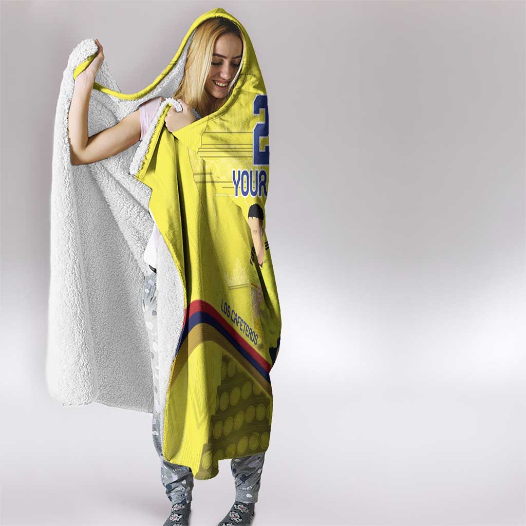 Colombia Champion Football Custom Hooded Blanket Proud To Be Los Cafeteros