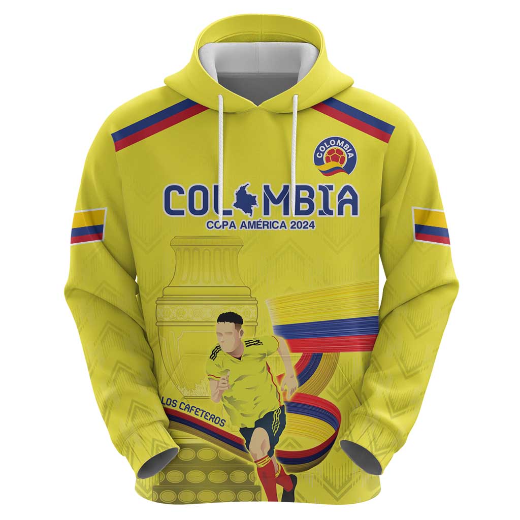 Colombia Champion Football Custom Hoodie Proud To Be Los Cafeteros - Wonder Print Shop