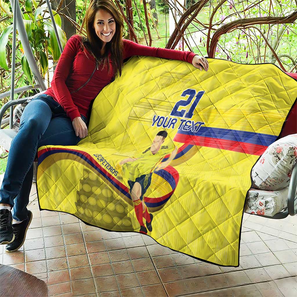 Colombia Champion Football Custom Quilt Proud To Be Los Cafeteros - Wonder Print Shop