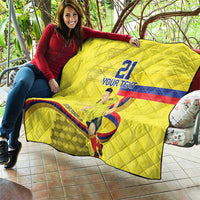 Colombia Champion Football Custom Quilt Proud To Be Los Cafeteros - Wonder Print Shop