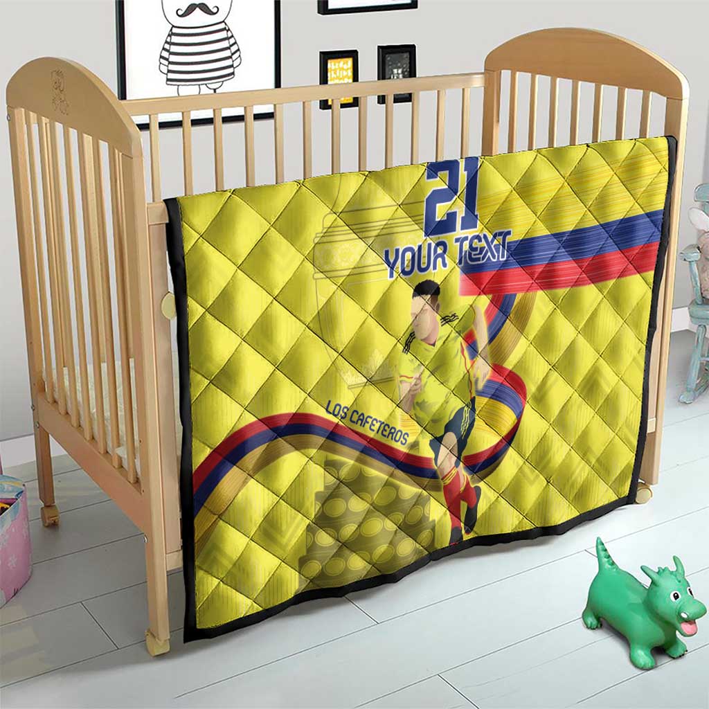 Colombia Champion Football Custom Quilt Proud To Be Los Cafeteros - Wonder Print Shop