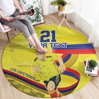 Colombia Champion Football Custom Round Carpet Proud To Be Los Cafeteros