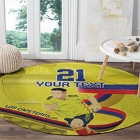 Colombia Champion Football Custom Round Carpet Proud To Be Los Cafeteros