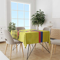 Colombia Champion Football Custom Tablecloth Proud To Be Los Cafeteros - Wonder Print Shop