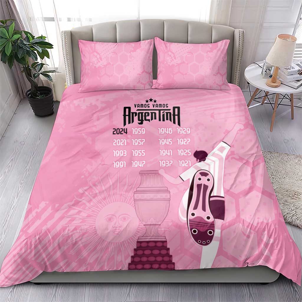Argentina Football Bedding Set Campeones De la Historia - Pink Style LT9 - Wonder Print Shop