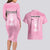 Argentina Football Couples Matching Long Sleeve Bodycon Dress and Hawaiian Shirt Campeones De la Historia - Pink Style LT9 - Wonder Print Shop