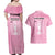Argentina Football Couples Matching Off Shoulder Maxi Dress and Hawaiian Shirt Campeones De la Historia - Pink Style LT9 - Wonder Print Shop