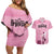 Argentina Football Couples Matching Off Shoulder Short Dress and Hawaiian Shirt Campeones De la Historia - Pink Style LT9 - Wonder Print Shop